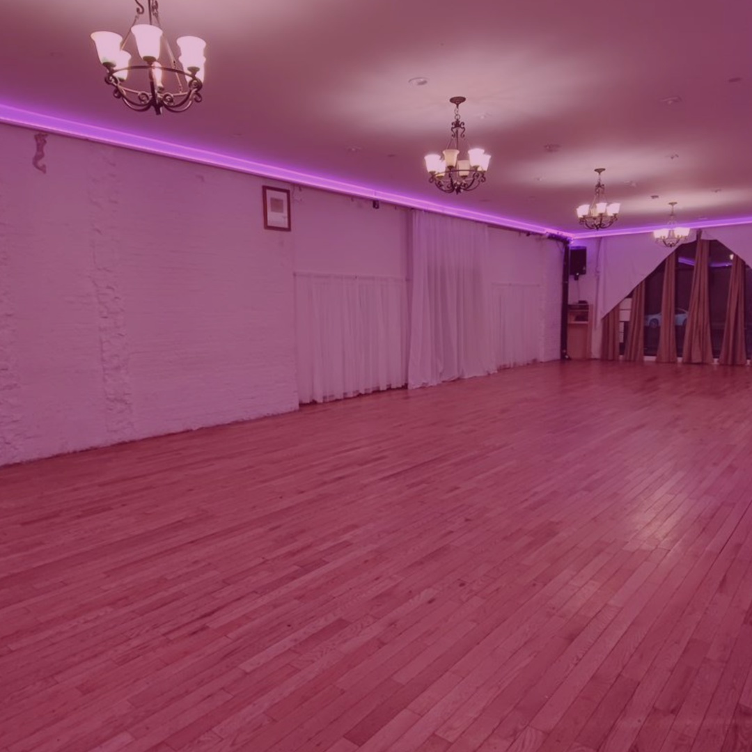 Rental Space with wood floors